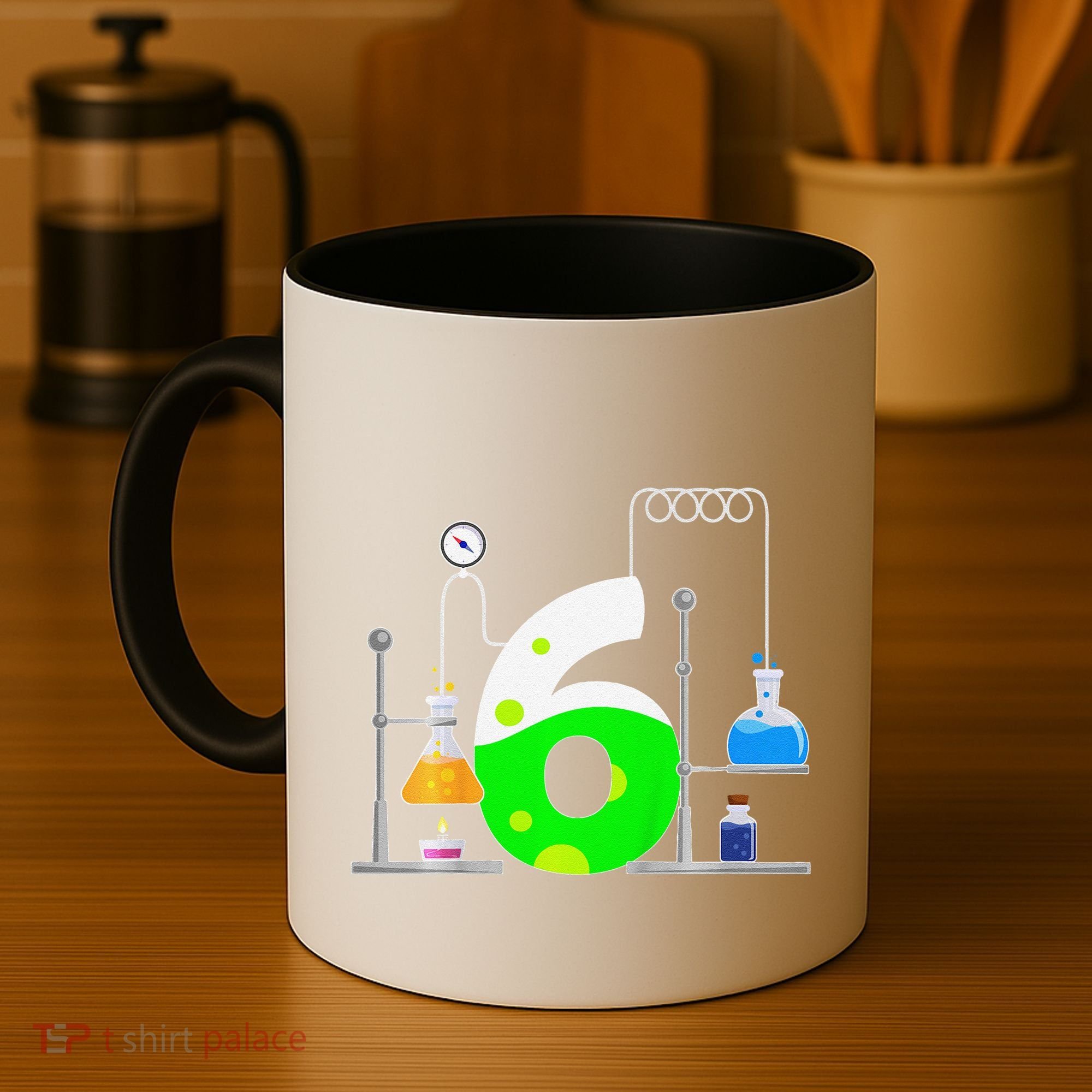 Scientist 6 Years Old 6th Birthday Experiments Science Coffee Mug