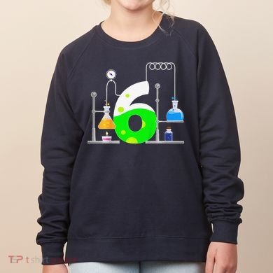 Scientist 6 Years Old 6th Birthday Experiments Science Women's Sweatshirt