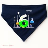 Scientist 6 Years Old 6th Birthday Experiments Science USA-Made Doggie Bandana thumb 0