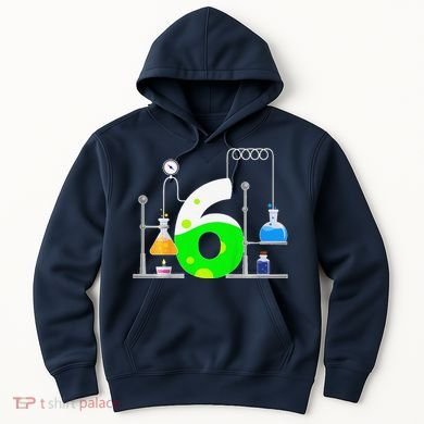 Scientist 6 Years Old 6th Birthday Experiments Science Hoodie