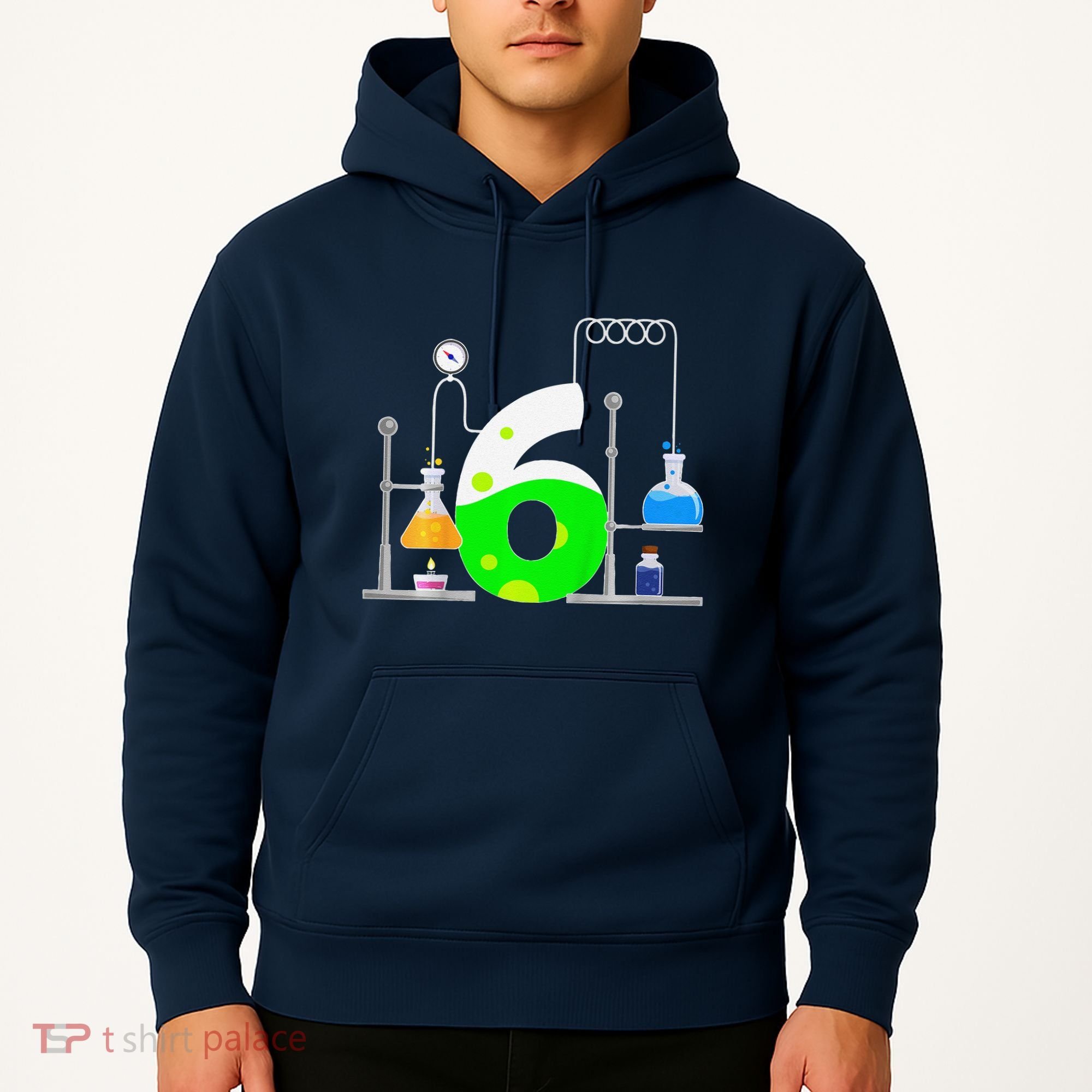 Scientist 6 Years Old 6th Birthday Experiments Science Hoodie
