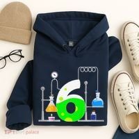 Scientist 6 Years Old 6th Birthday Experiments Science Hoodie thumb 4