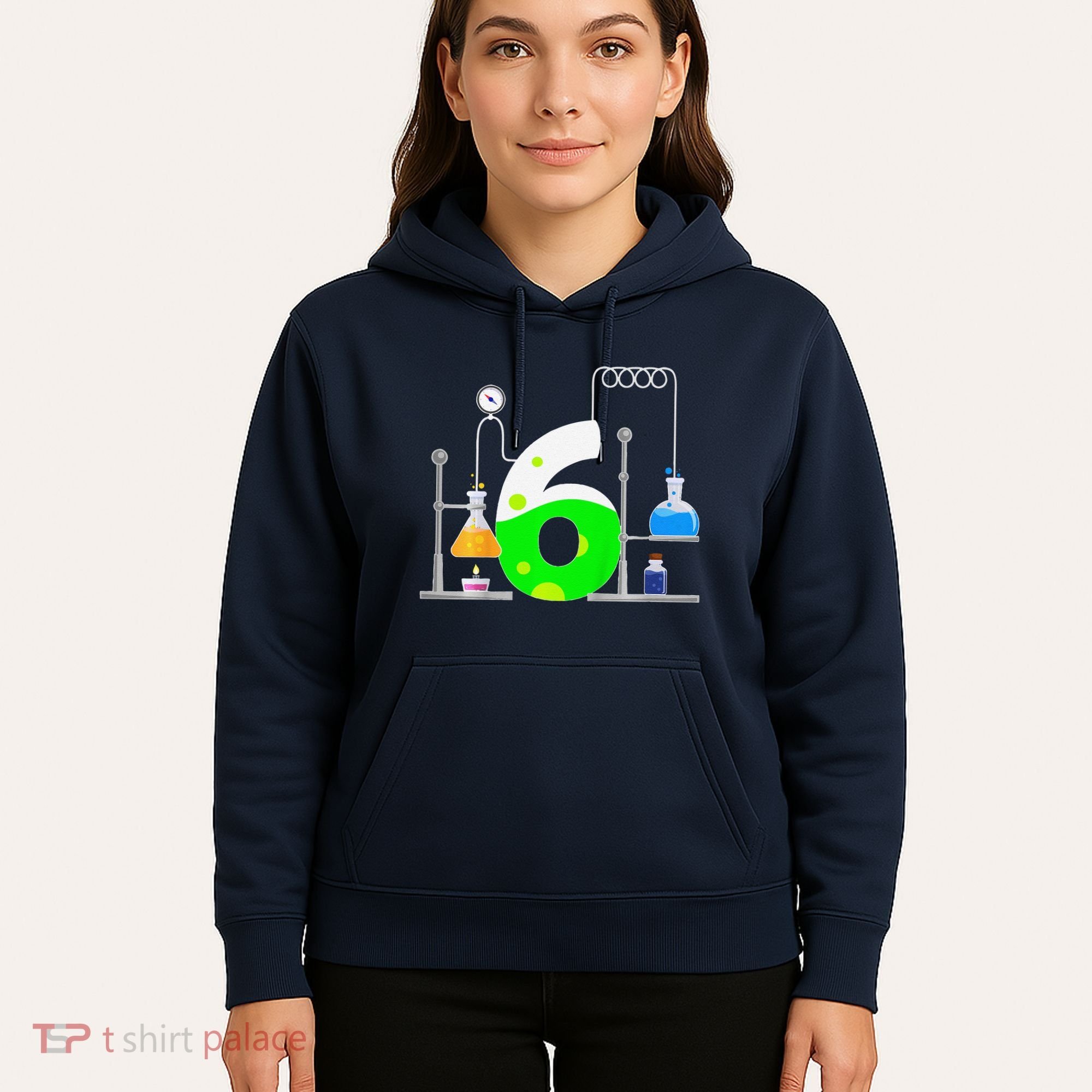 Scientist 6 Years Old 6th Birthday Experiments Science Hoodie