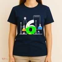 Scientist 6 Years Old 6th Birthday Experiments Science T-Shirt thumb 4