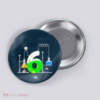 Scientist 6 Years Old 6th Birthday Experiments Science Button thumb 0