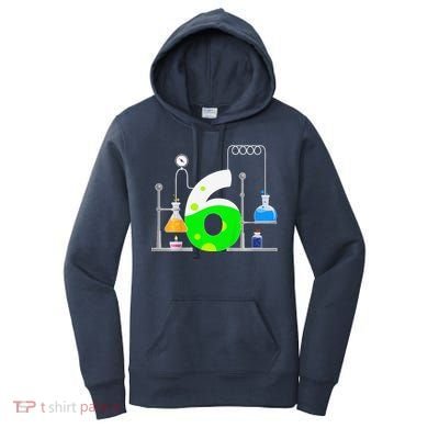 Scientist 6 Years Old 6th Birthday Experiments Science Women's Hoodie