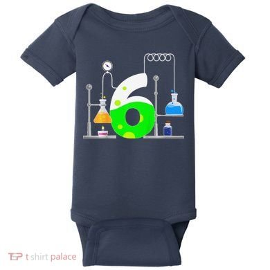 Scientist 6 Years Old 6th Birthday Experiments Science Baby Bodysuit