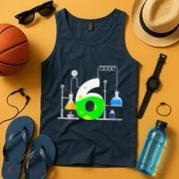 Scientist 6 Years Old 6th Birthday Experiments Science Tank Top thumb 4