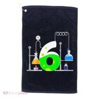 Scientist 6 Years Old 6th Birthday Experiments Science Golf Towel thumb 0