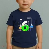 Scientist 6 Years Old 6th Birthday Experiments Science Toddler T-Shirt thumb 2