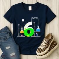Scientist 6 Years Old 6th Birthday Experiments Science Women's T-Shirt thumb 3