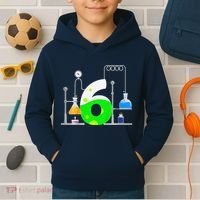 Scientist 6 Years Old 6th Birthday Experiments Science Kids Hoodie thumb 2