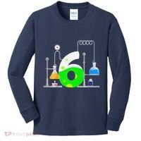 Scientist 6 Years Old 6th Birthday Experiments Science Kids Long Sleeve Shirt thumb 0