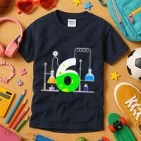 Scientist 6 Years Old 6th Birthday Experiments Science Kids T-Shirt thumb 3