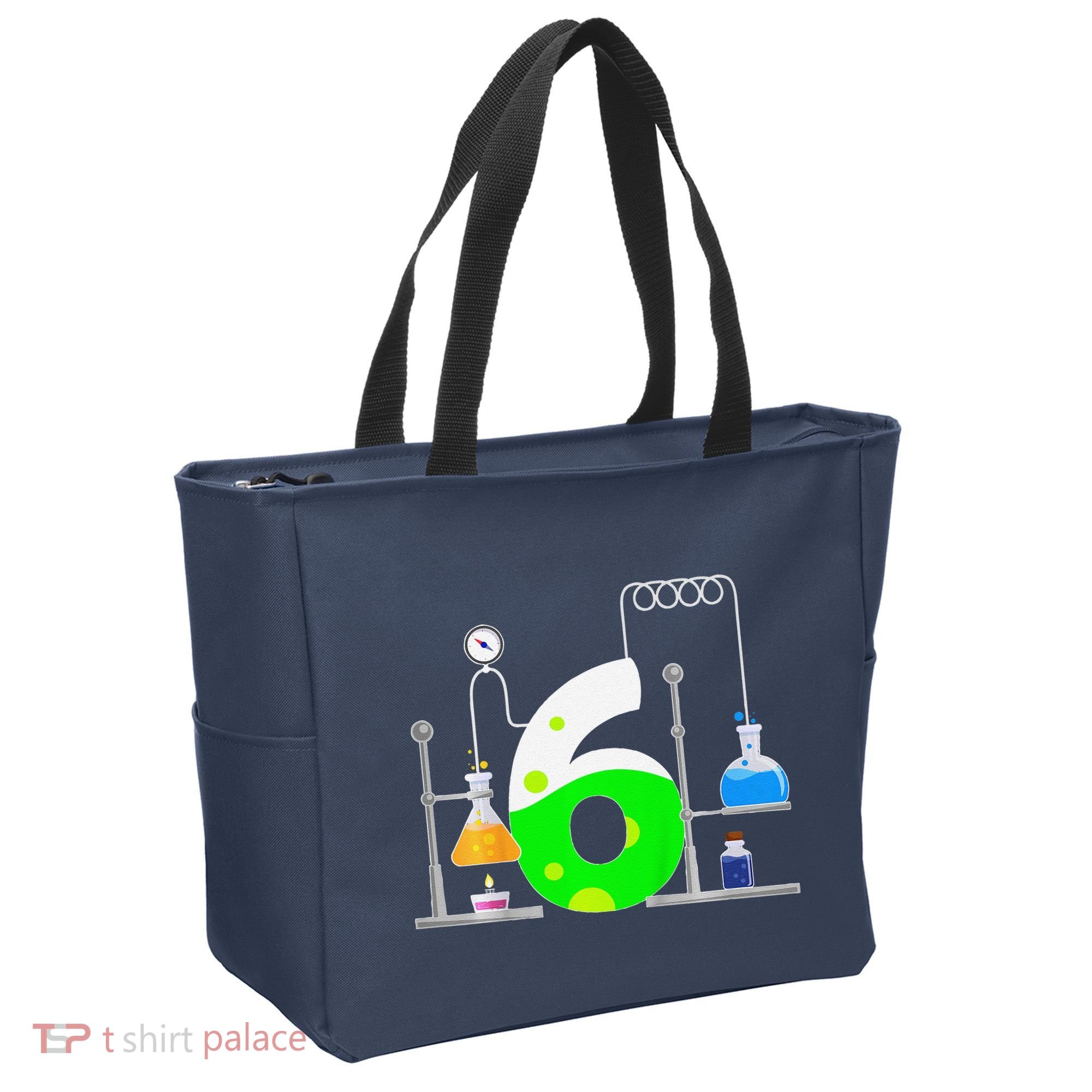 Scientist 6 Years Old 6th Birthday Experiments Science Tote Bag