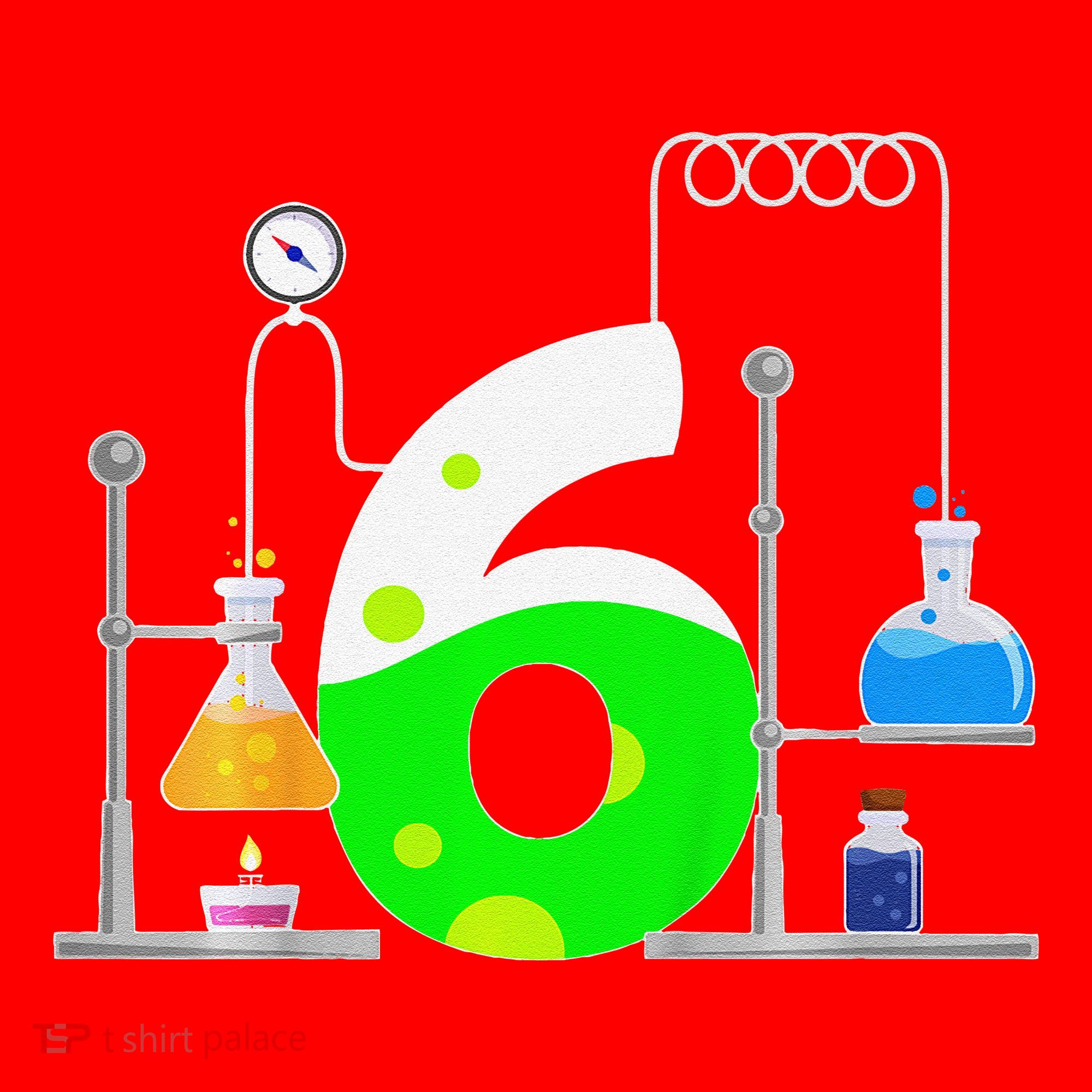 Scientist 6 Years Old 6th Birthday Experiments Science Santa Hat