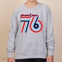 Seventeen 76 Patriotic America 4th Of July Independence Day Cool Gift Women's Sweatshirt thumb 0