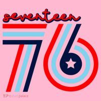 Seventeen 76 Patriotic America 4th Of July Independence Day Cool Gift Coaster thumb 2