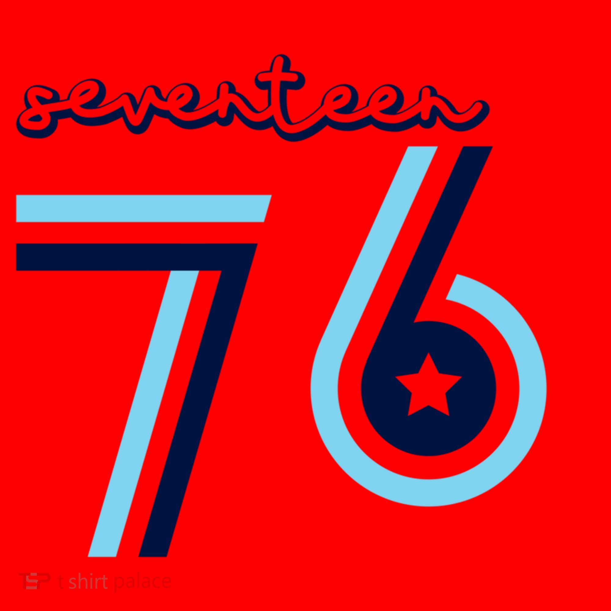 Seventeen 76 Patriotic America 4th Of July Independence Day Cool Gift Santa Hat