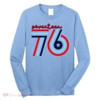 Seventeen 76 Patriotic America 4th Of July Independence Day Cool Gift Long Sleeve Shirt thumb 0
