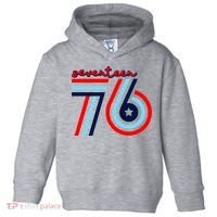 Seventeen 76 Patriotic America 4th Of July Independence Day Cool Gift Toddler Hoodie thumb 0