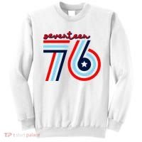 Seventeen 76 Patriotic America 4th Of July Independence Day Cool Gift Sweatshirt thumb 0