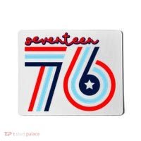 Seventeen 76 Patriotic America 4th Of July Independence Day Cool Gift Mousepad thumb 0