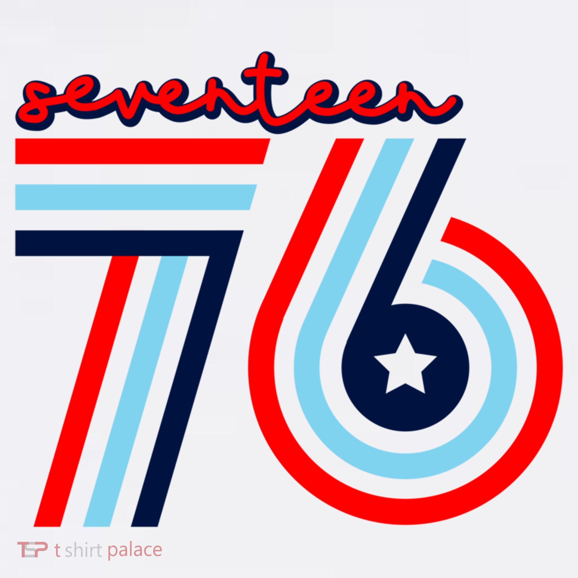 Seventeen 76 Patriotic America 4th Of July Independence Day Cool Gift Women's Tank Top