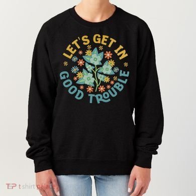 Subtle 8647 Boho Floral Resist Women's Sweatshirt