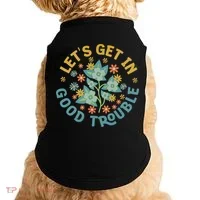 Subtle 8647 Boho Floral Resist Doggie Tank thumb 0