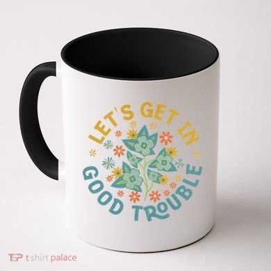 Subtle 8647 Boho Floral Resist Coffee Mug