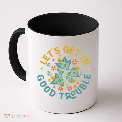 Subtle 8647 Boho Floral Resist Coffee Mug