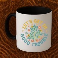 Subtle 8647 Boho Floral Resist Coffee Mug thumb 2