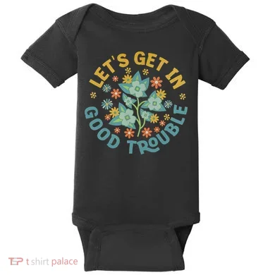 Subtle 8647 Boho Floral Resist Baby Bodysuit