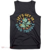Subtle 8647 Boho Floral Resist Tank Top thumb 0