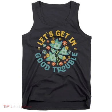 Subtle 8647 Boho Floral Resist Tank Top