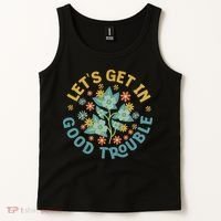 Subtle 8647 Boho Floral Resist Tank Top thumb 2