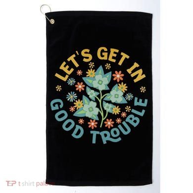 Subtle 8647 Boho Floral Resist Golf Towel