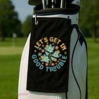 Subtle 8647 Boho Floral Resist Golf Towel thumb 2