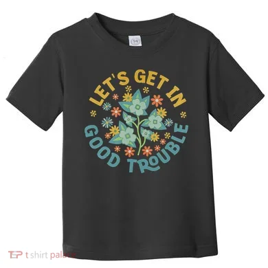 Subtle 8647 Boho Floral Resist Toddler T-Shirt