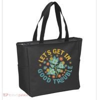 Subtle 8647 Boho Floral Resist Tote Bag thumb 2
