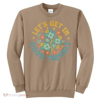 Subtle 8647 Boho Floral Resist Sweatshirt
