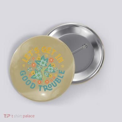 Subtle 8647 Boho Floral Resist Button