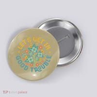Subtle 8647 Boho Floral Resist Button thumb 0