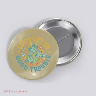 Subtle 8647 Boho Floral Resist Button