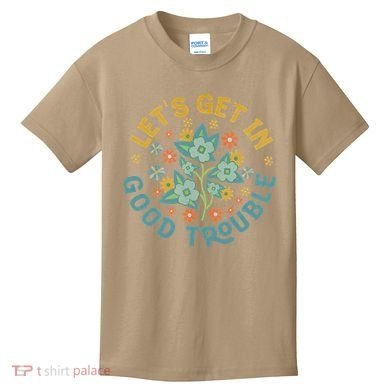 Subtle 8647 Boho Floral Resist Kids T-Shirt