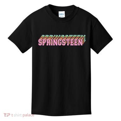 Springsteen 80s Vintage Retro Spring Kids T-Shirt