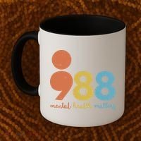 Semicolon 988 Mental Health Matters Coffee Mug thumb 2