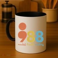 Semicolon 988 Mental Health Matters Coffee Mug thumb 4