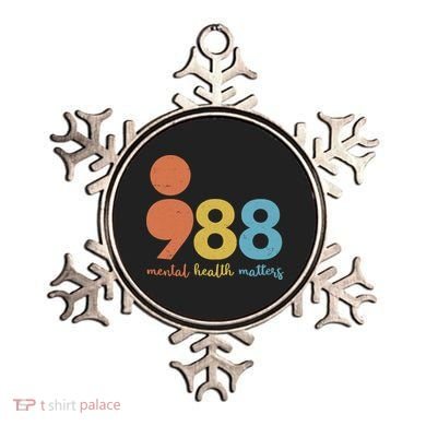 Semicolon 988 Mental Health Matters Ornament